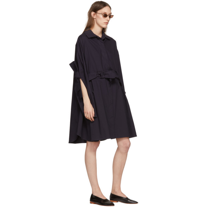 Roberts | Wood Navy Bow Shirt Dress Roberts | Wood