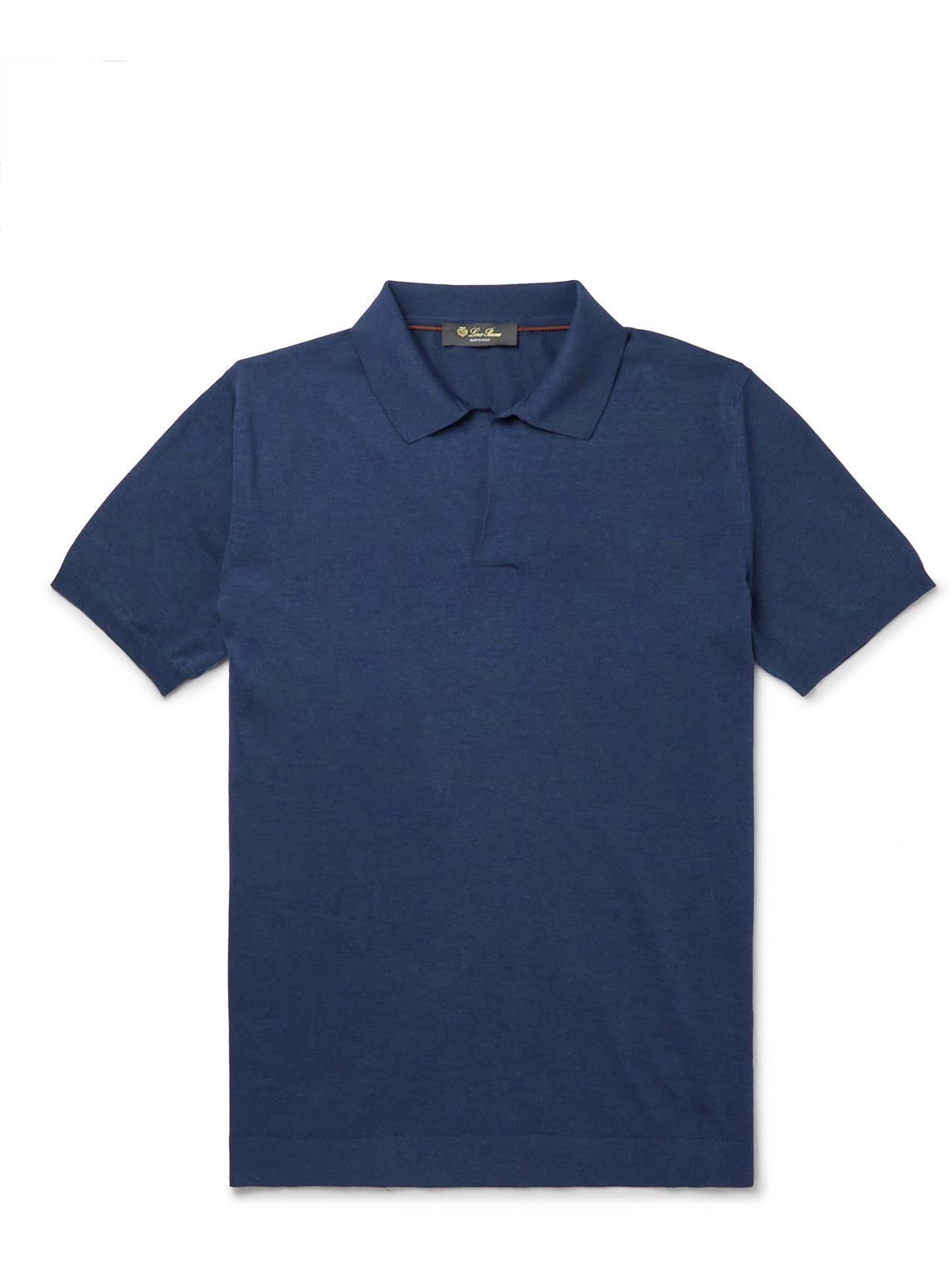 Loro Piana - Cotton Polo Shirt - Blue Loro Piana