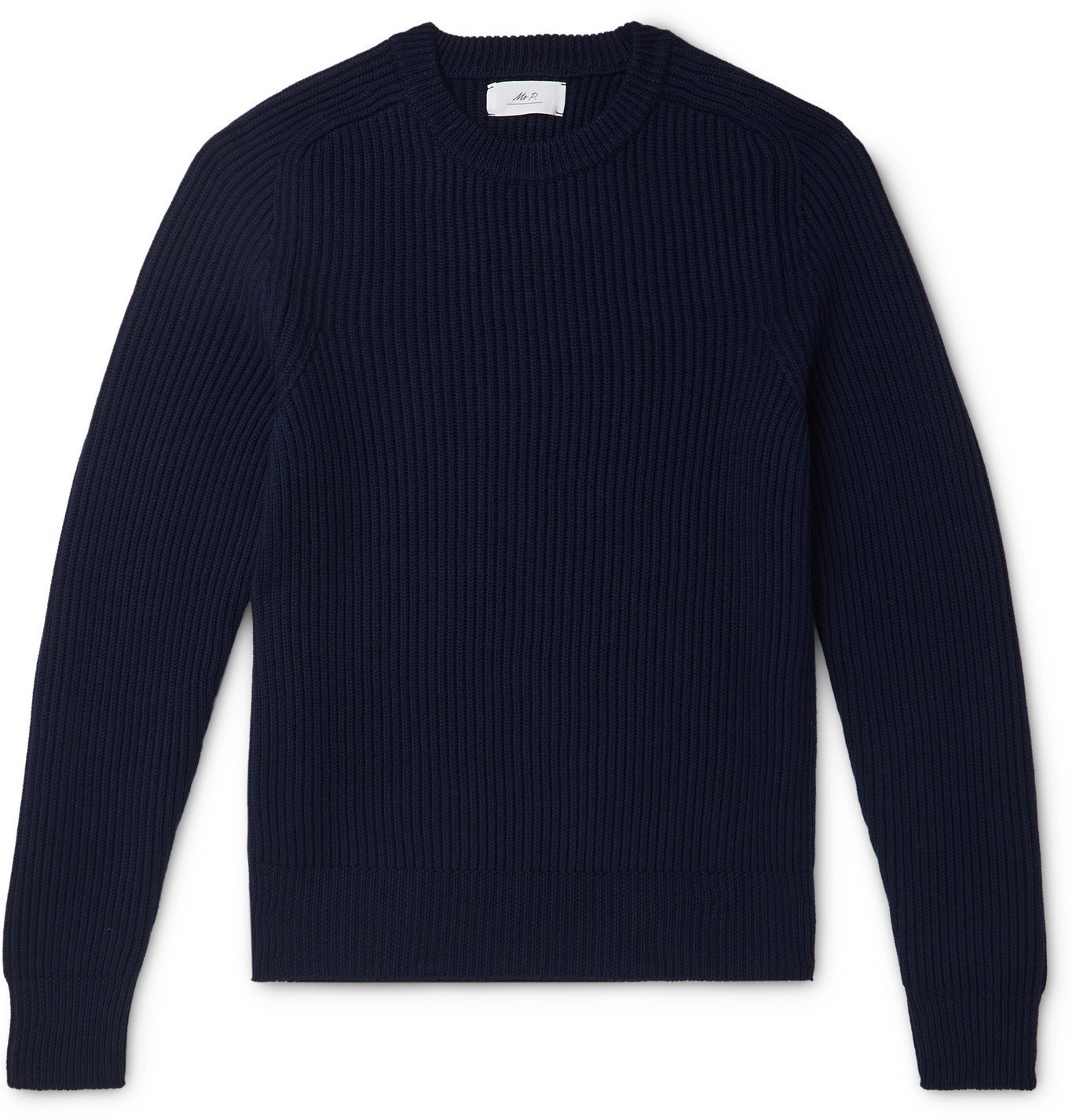 ribbed merino sweater