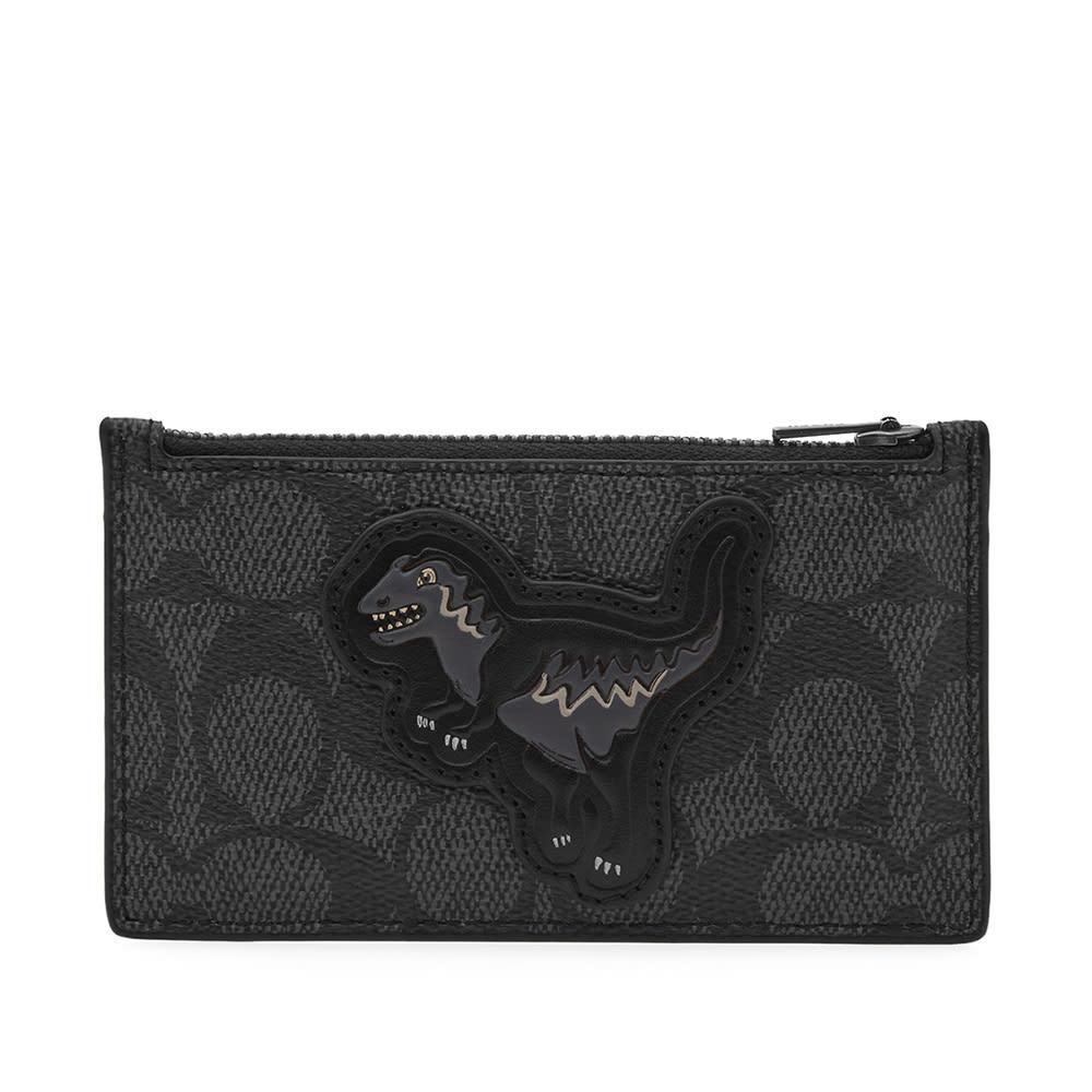 Rexy Signature Zip Card Case Coach