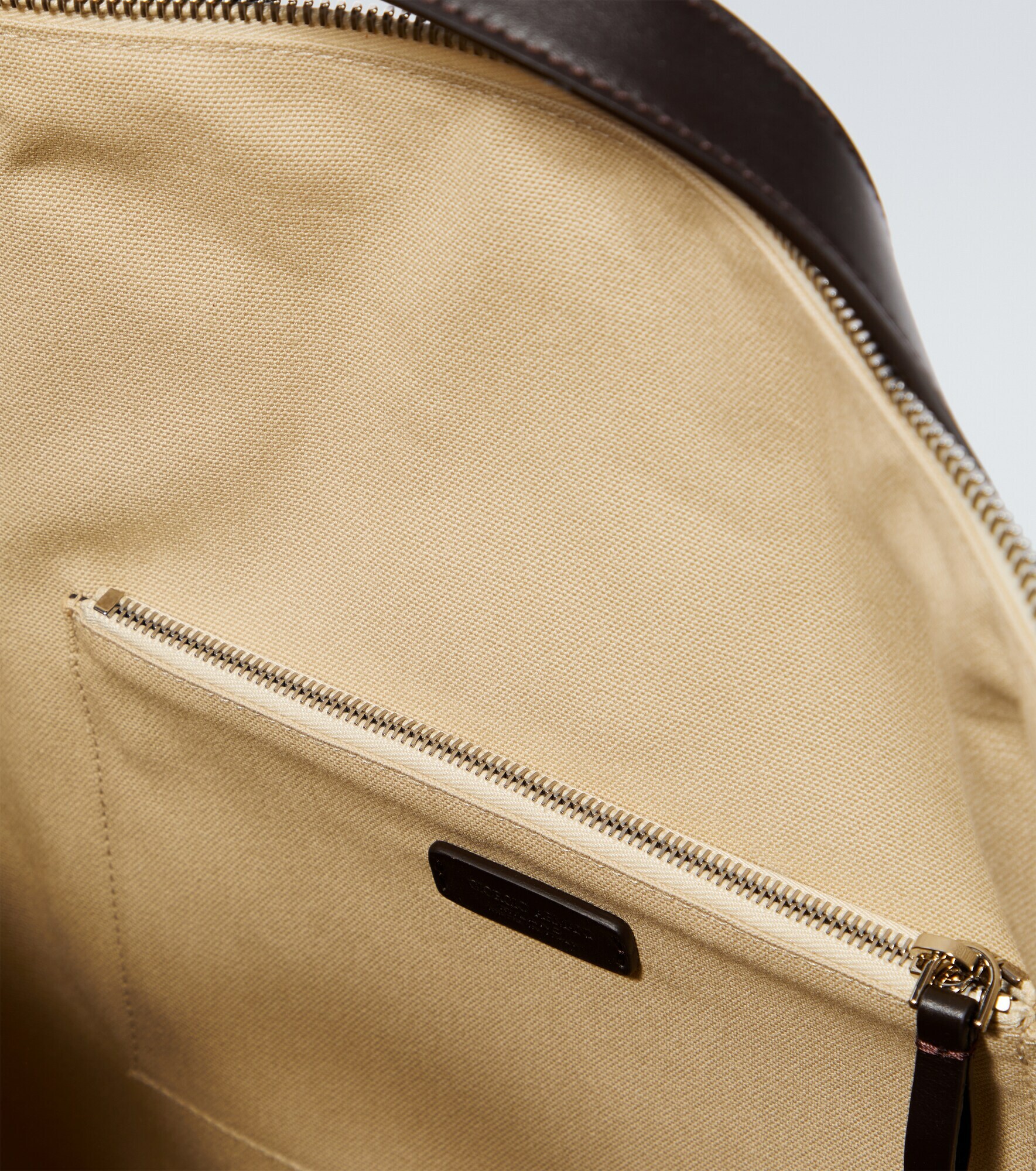 Armani Leathertrimmed canvas duffel bag Armani