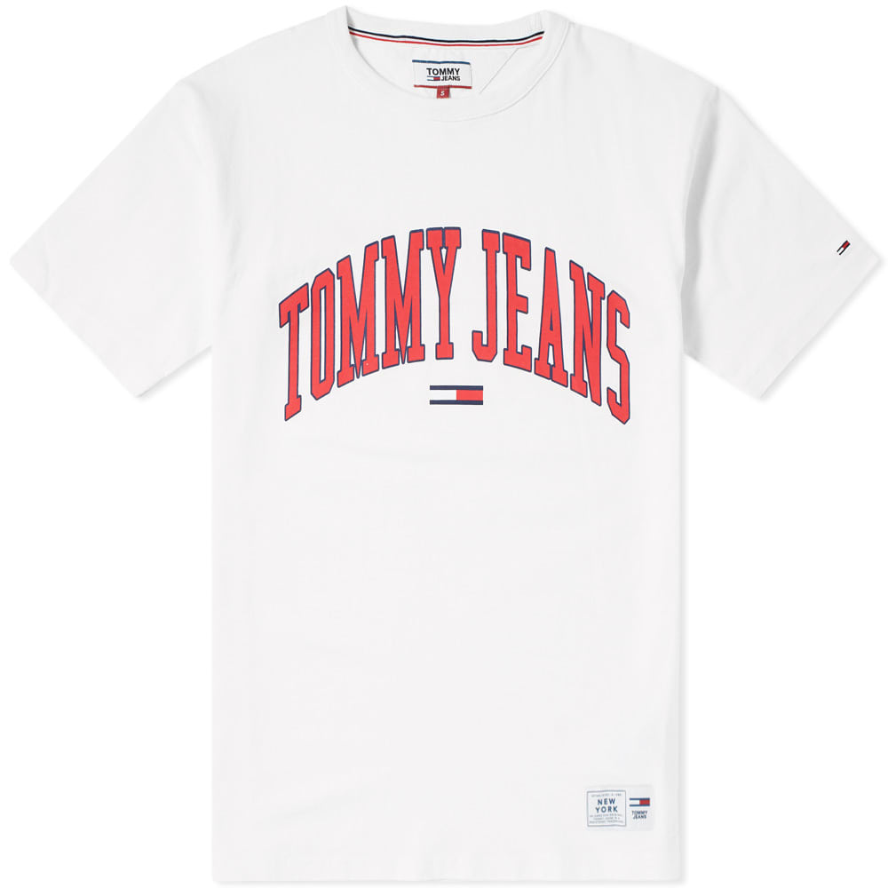 tommy jeans t shirt collegiate