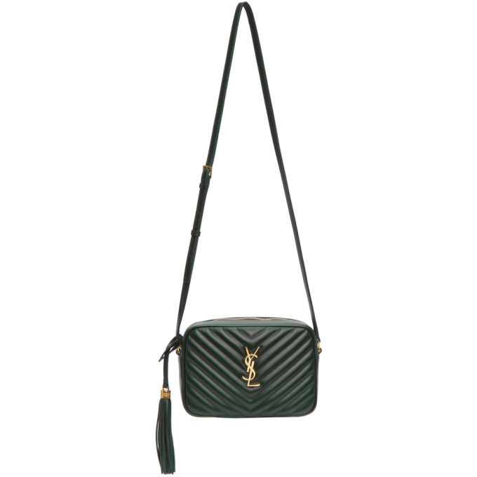 ysl lou camera bag green