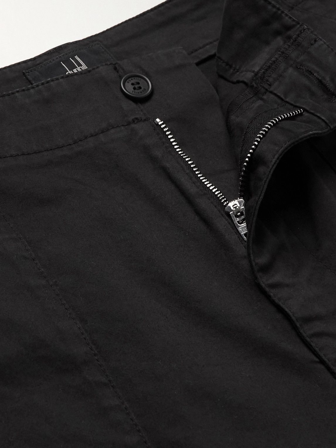 Dunhill - Straight-Leg Garment-Dyed Stretch-Cotton Cargo Trousers ...