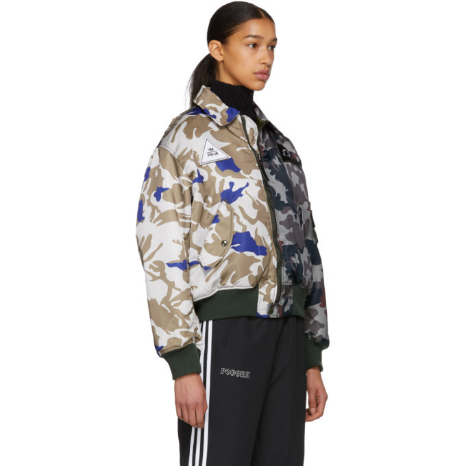 Gosha Rubchinskiy Multicolor Camo MA-1 Bomber Jacket Gosha