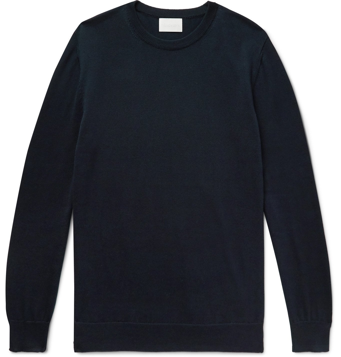 Handvaerk - Pima Cotton Sweater - Blue Handvaerk