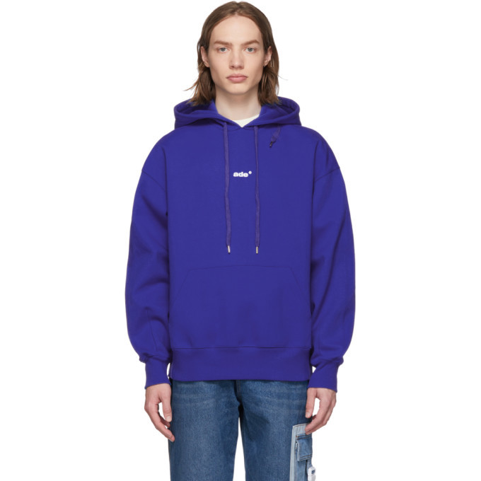 ader error blue hoodie