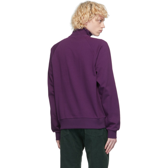 Noten Purple Half-Zip Sweater Dries 