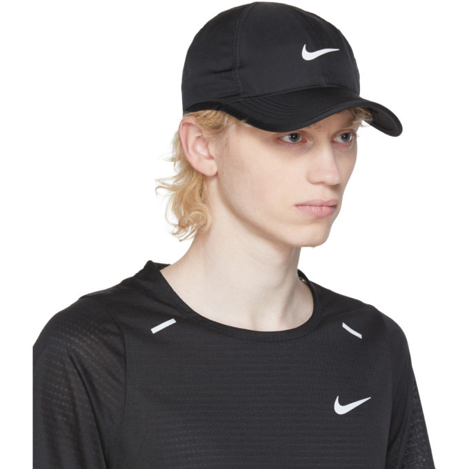 Artificial Parcial tonto Nike Black Featherlight Tennis Cap Nike