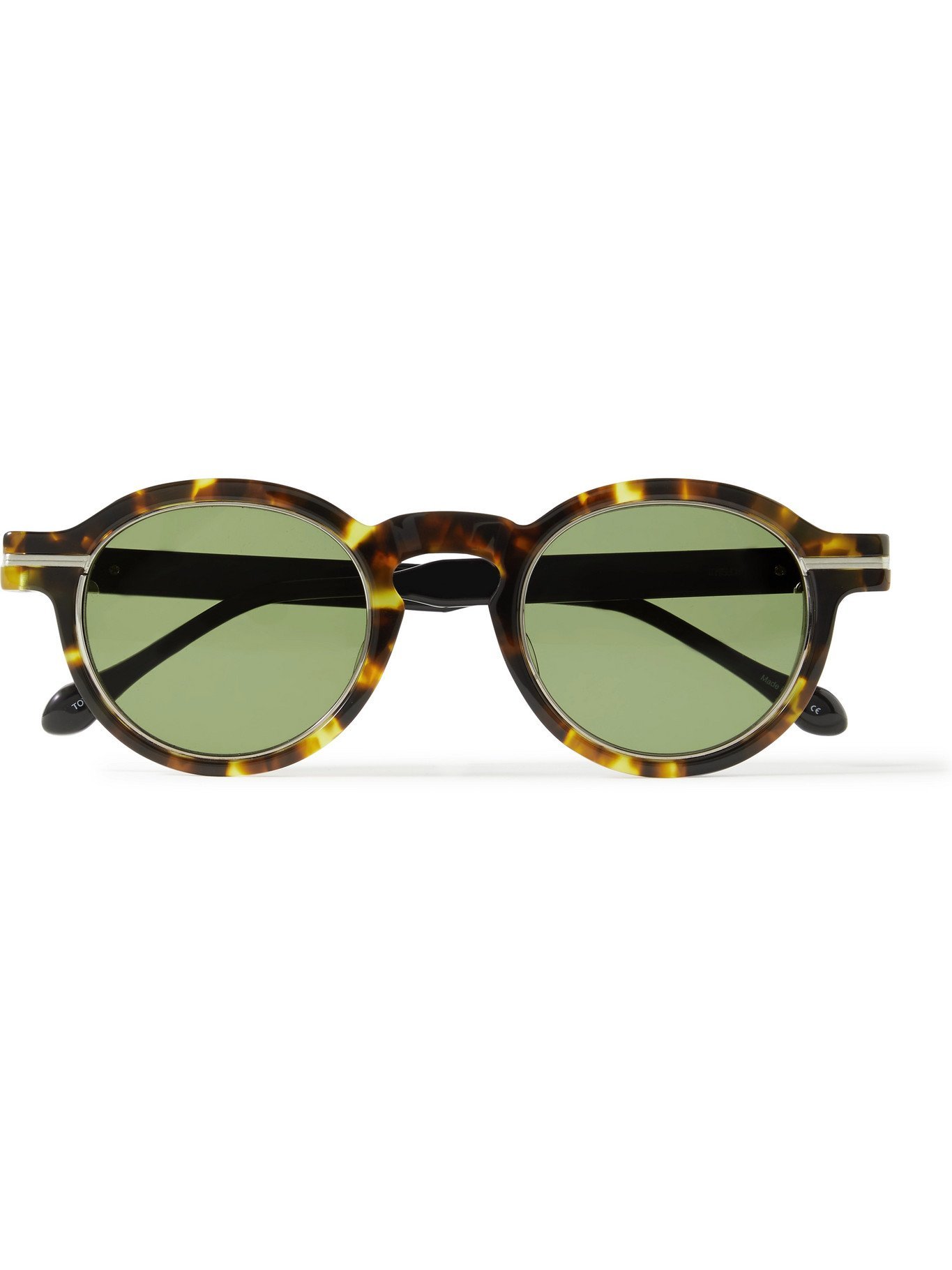 MATSUDA - Round-Frame Tortoiseshell Acetate and Titanium Sunglasses Matsuda