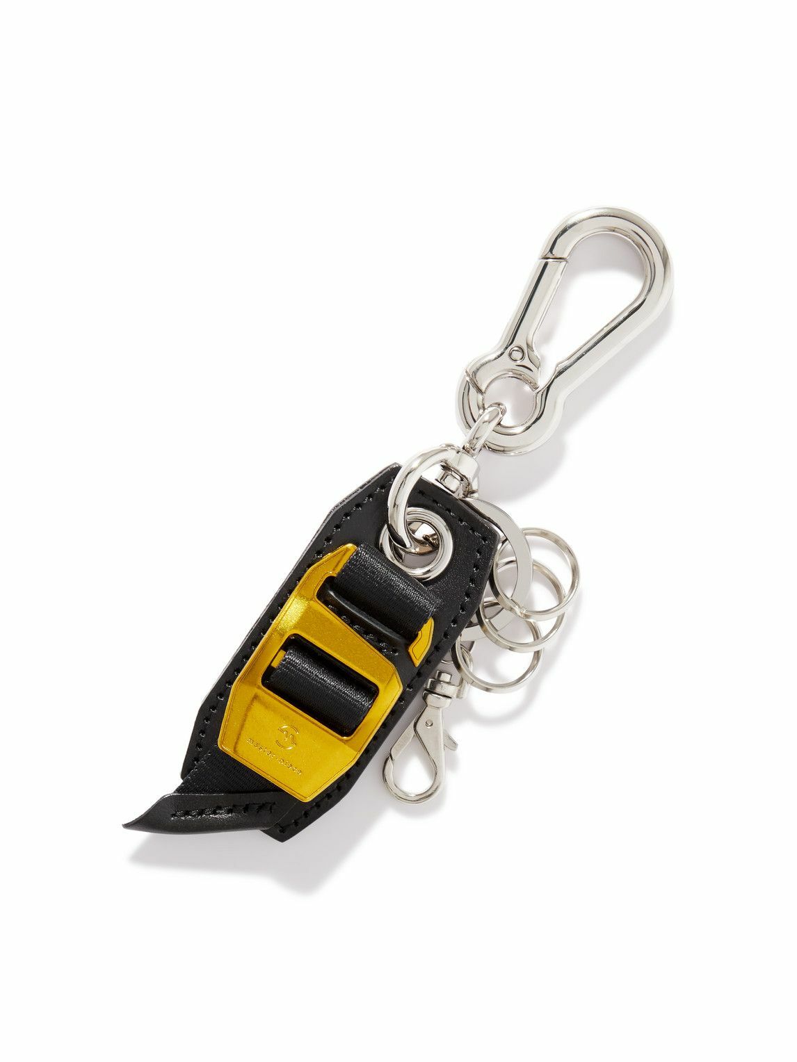 Photo: Master-Piece - Silver and Gold-Tone Leather Key Ring
