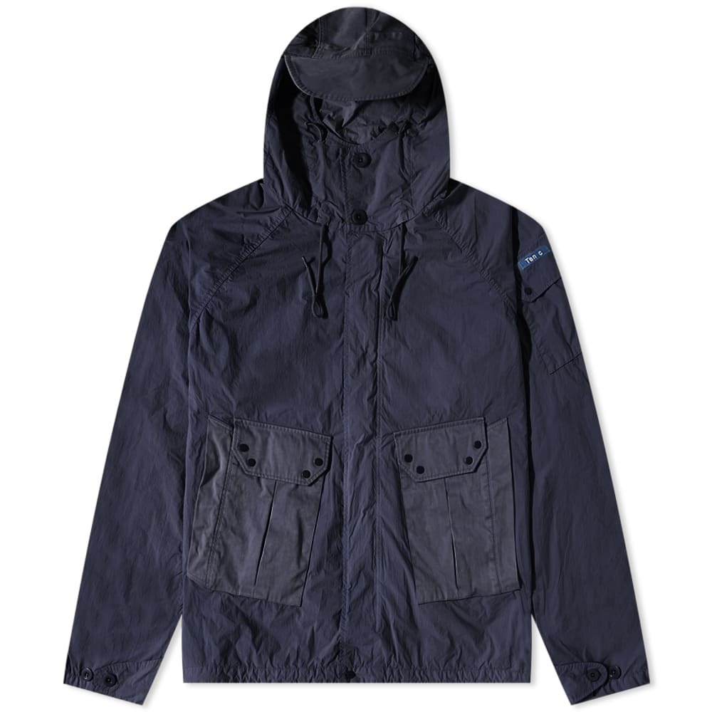 Ten C Men's Mid Technical Zip Jacket in Navy Ten C