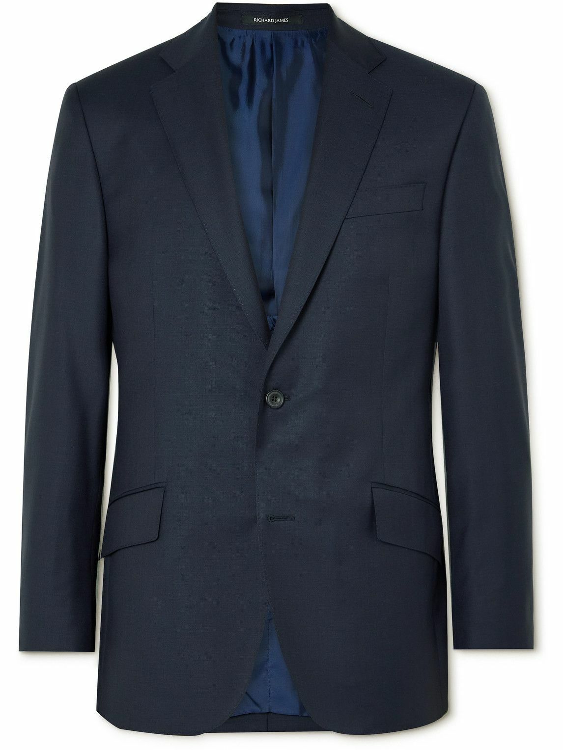 Richard James Wool Suit Jacket Blue Richard James