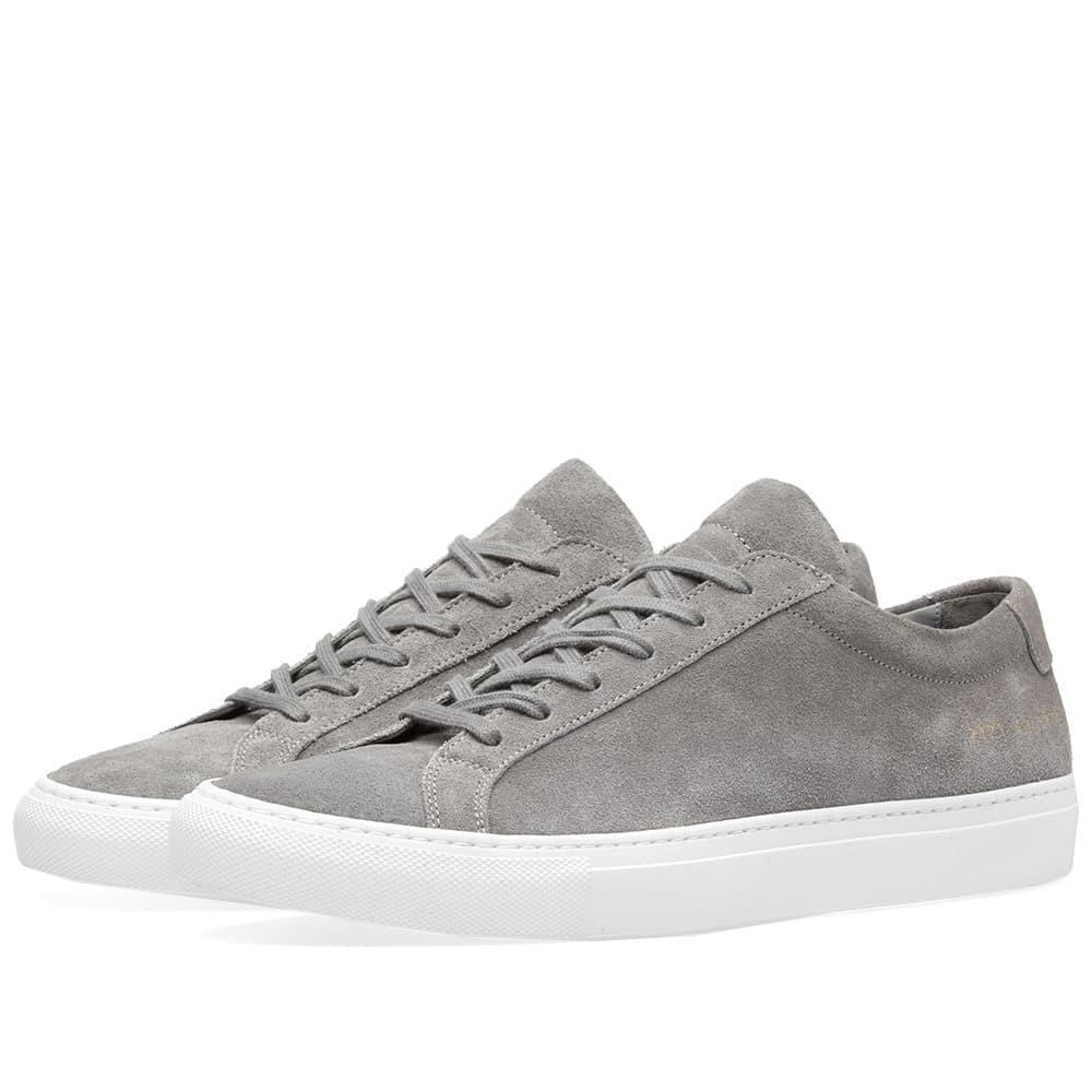 common projects grey suede achilles