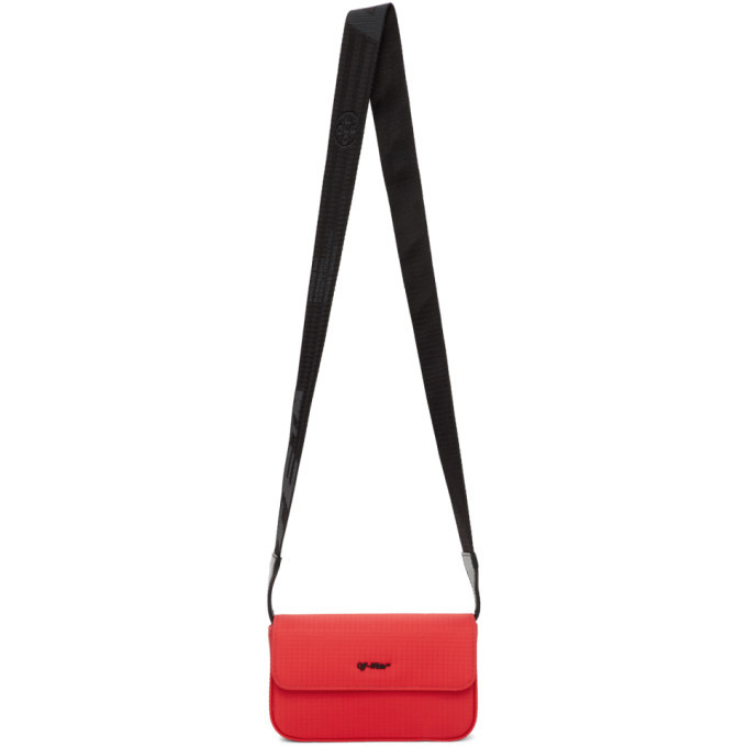 off white red crossbody bag