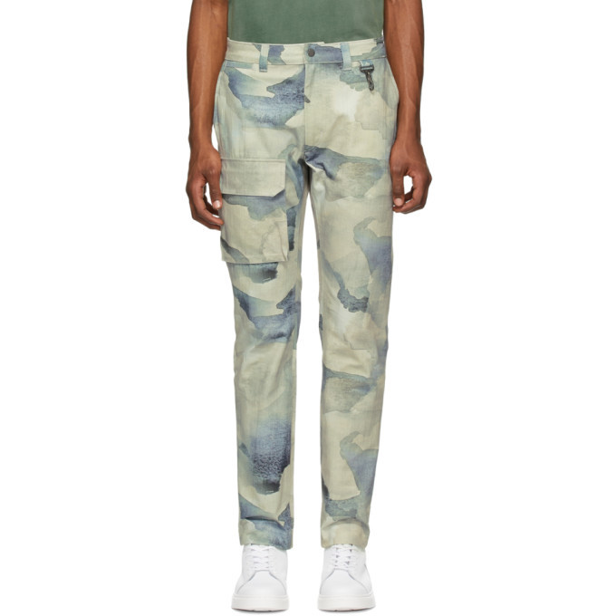 camouflage linen pants