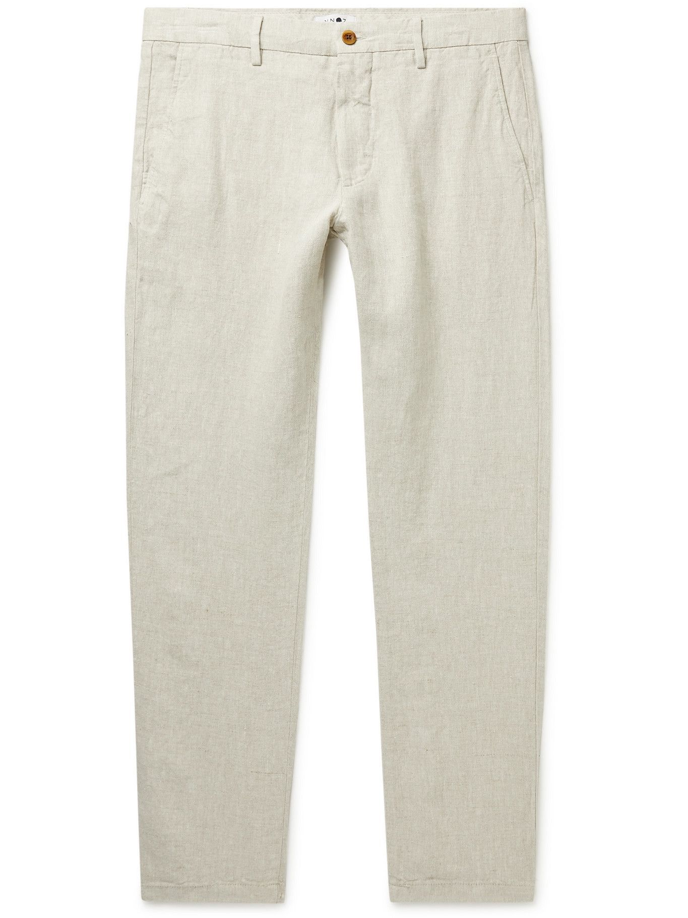 NN07 - Karl Linen Trousers - Neutrals NN07