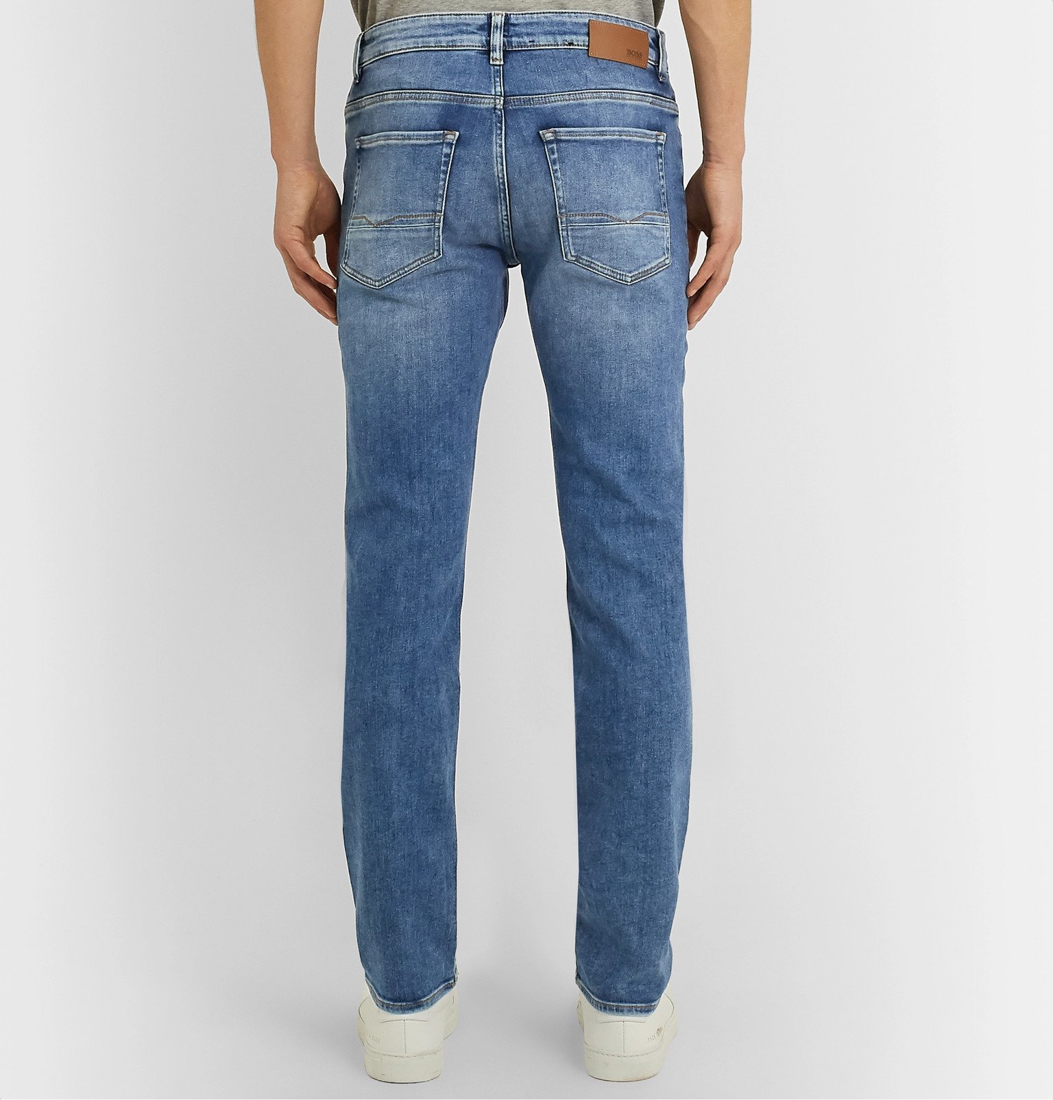 Hugo Boss - Delaware Slim-Fit Stretch-Denim Jeans - Blue Hugo Boss