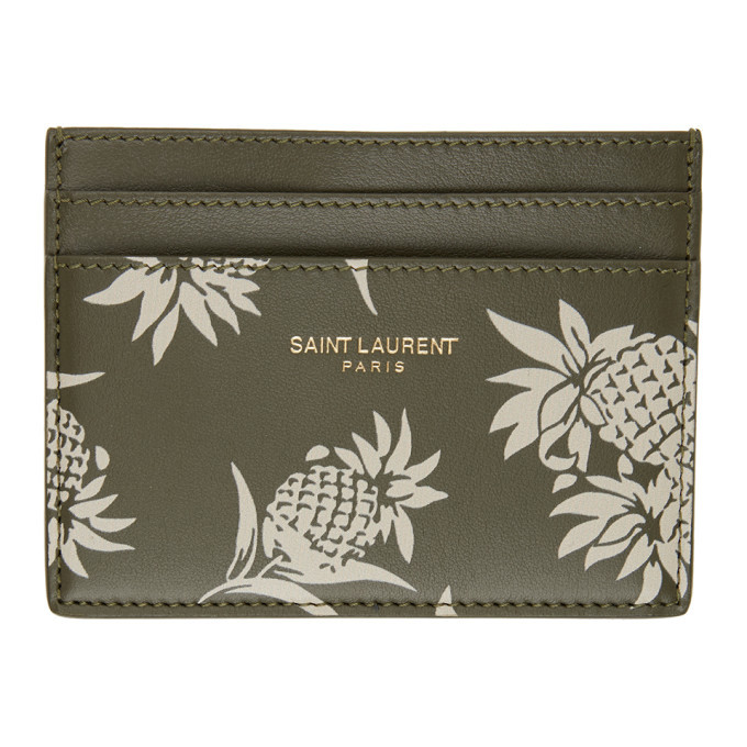 ysl pineapple card holder