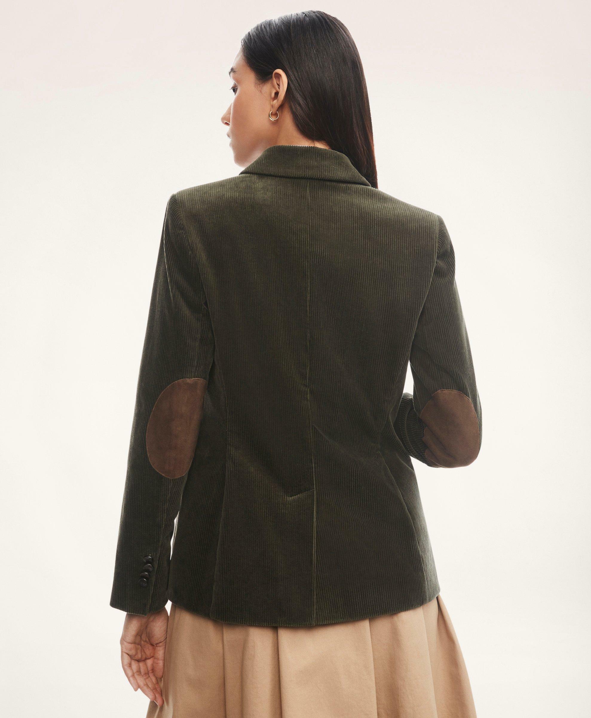 Brooks Brothers Women's Cotton Corduroy Jacket | Green