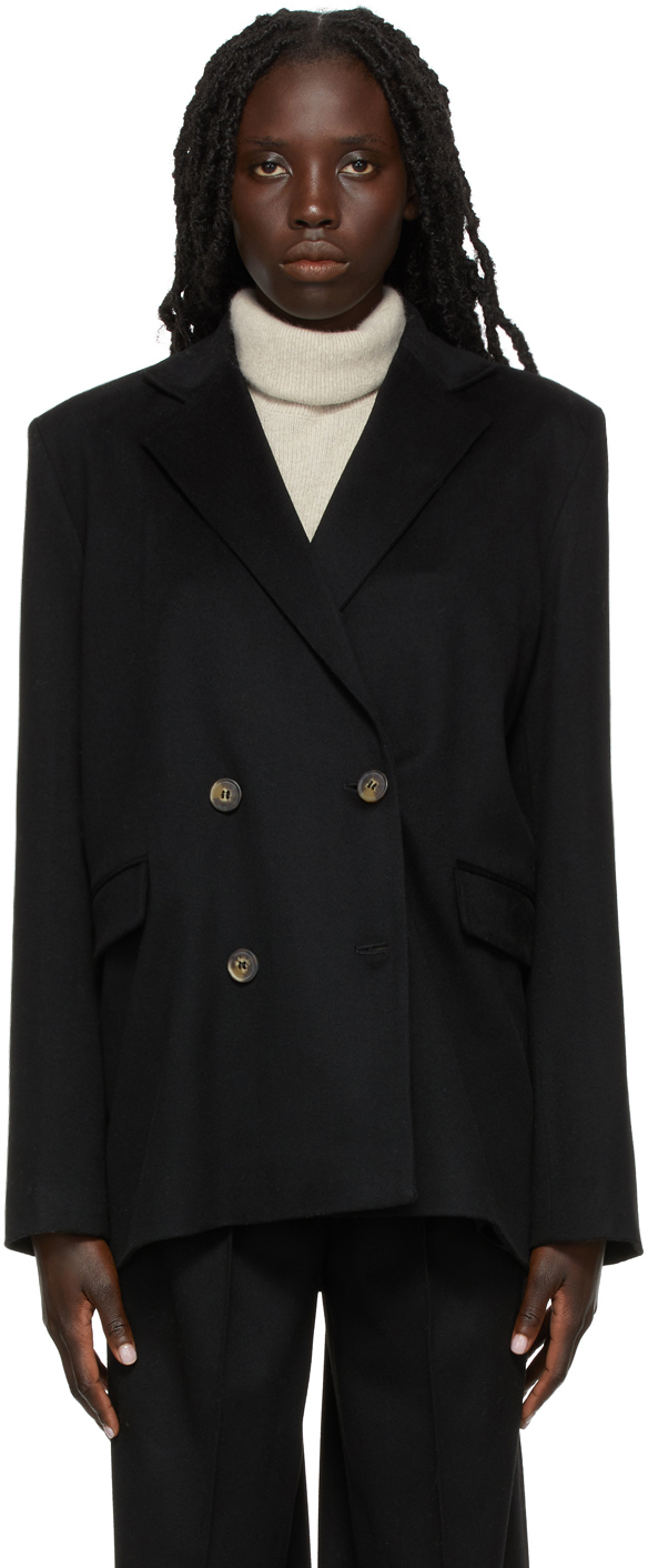 loulou studio leather blazer
