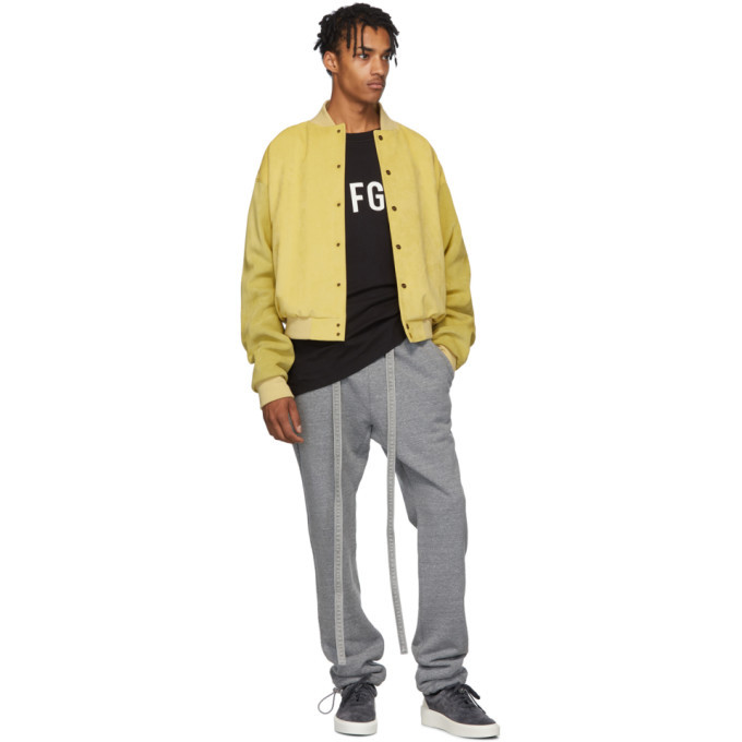 Fear of God Yellow Suede Sixth Collection Varsity Jacket Fear Of God