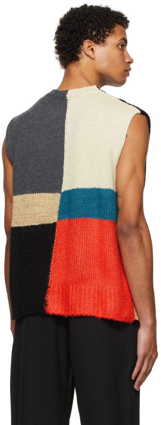 Jil Sander Multicolor Knit Vest Jil Sander