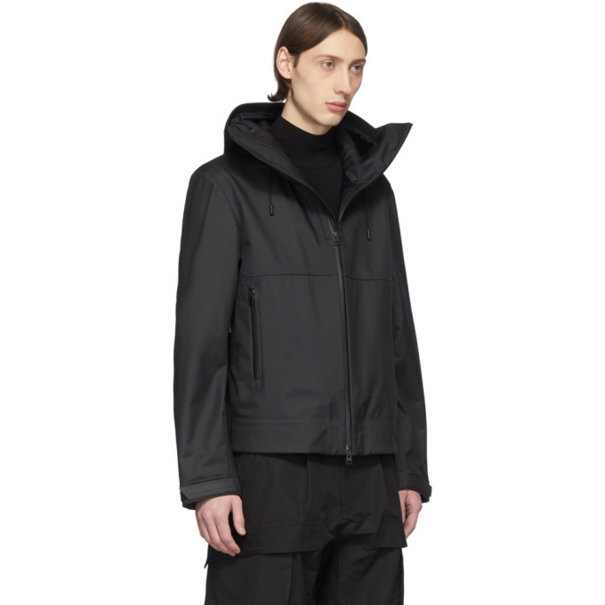 Bottega Veneta Black Technical Membrane Jacket Bottega Veneta