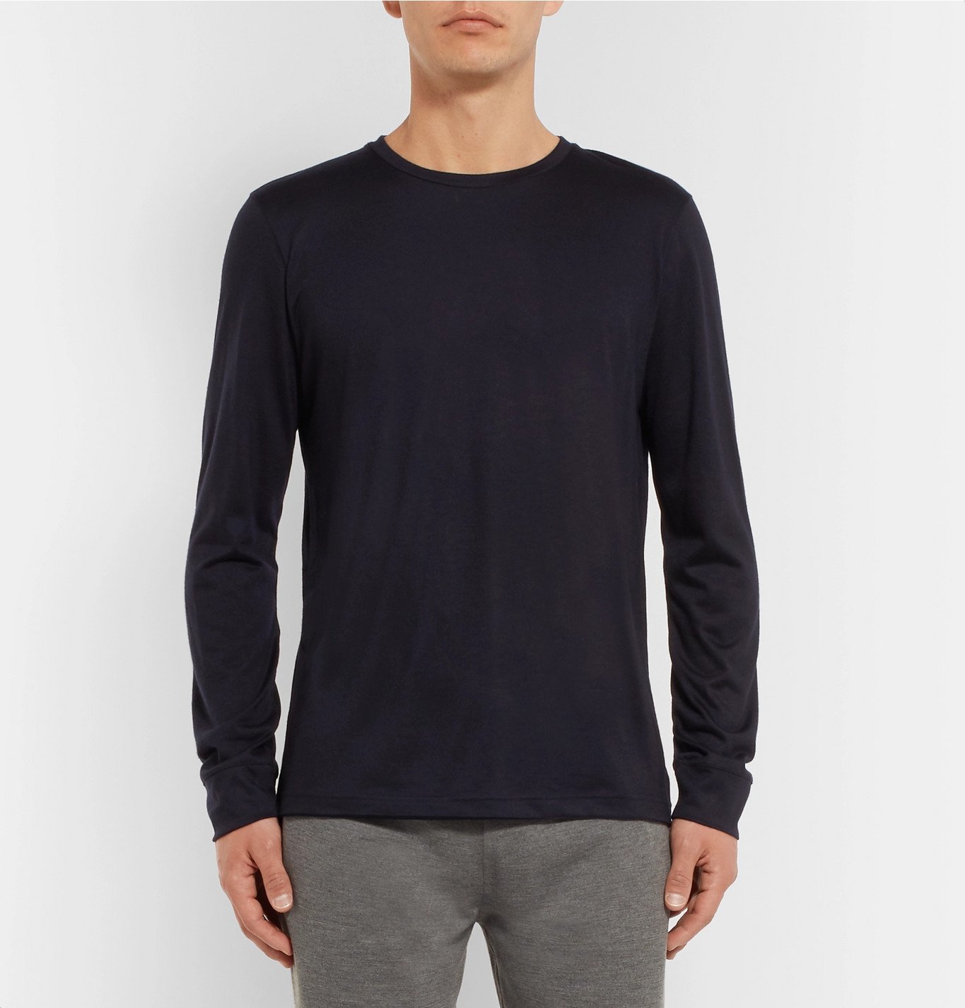 Loro Piana - Slim-Fit Cashmere-Jersey T-Shirt - Blue Loro Piana