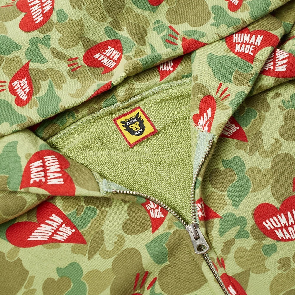 Human Made Heart Camo Zip Hoody Human Made