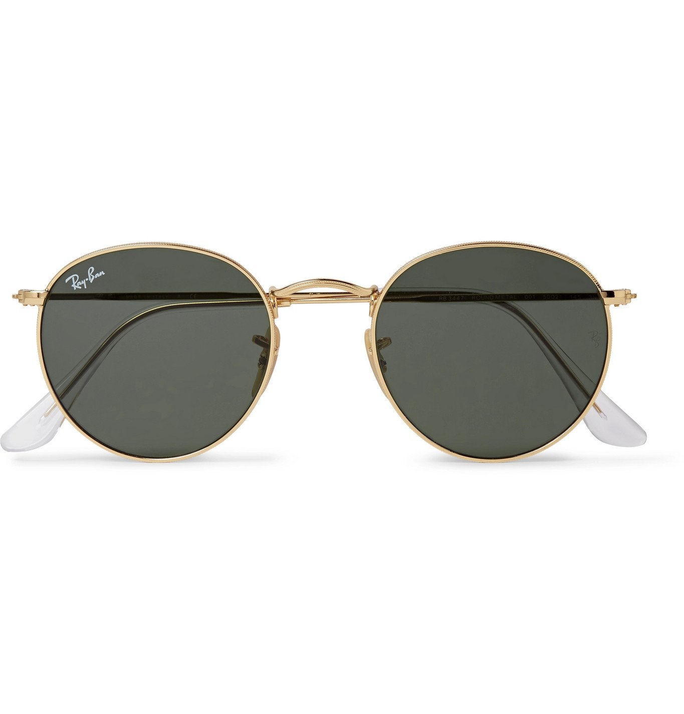 Ray-Ban - Round-Frame Gold-Tone Sunglasses - Gold Ray Ban