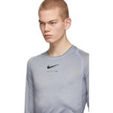 1017 ALYX 9SM Grey Nike Edition Dye Long Sleeve T-Shirt