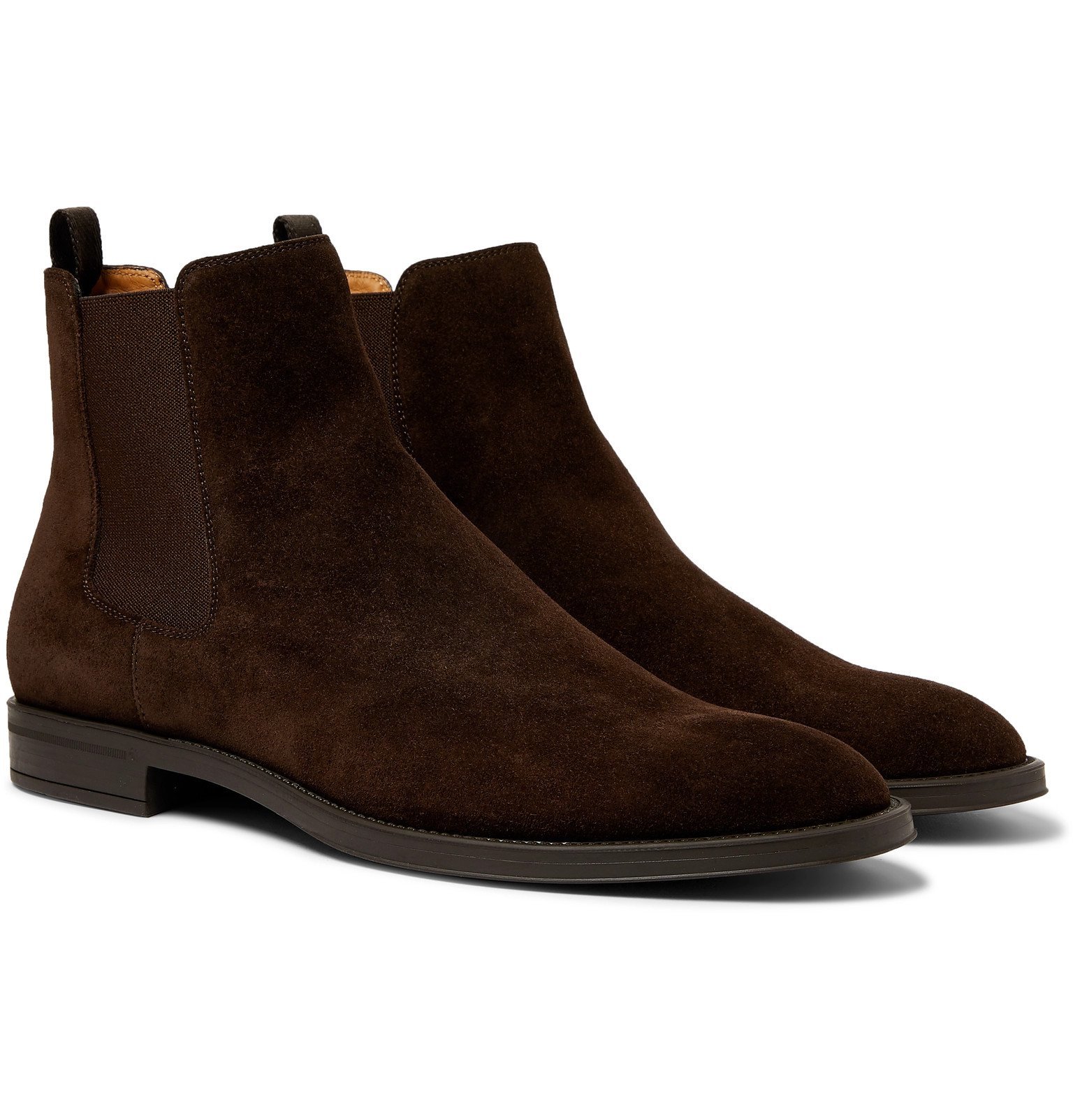 Hugo Boss - Coventry Suede Chelsea Boots - Brown Hugo Boss