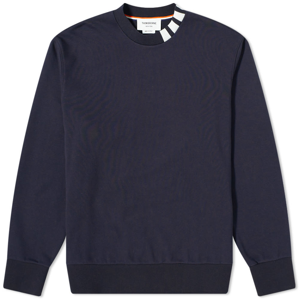 Thom Browne 4 Bar Mock Neck Sweat Thom Browne