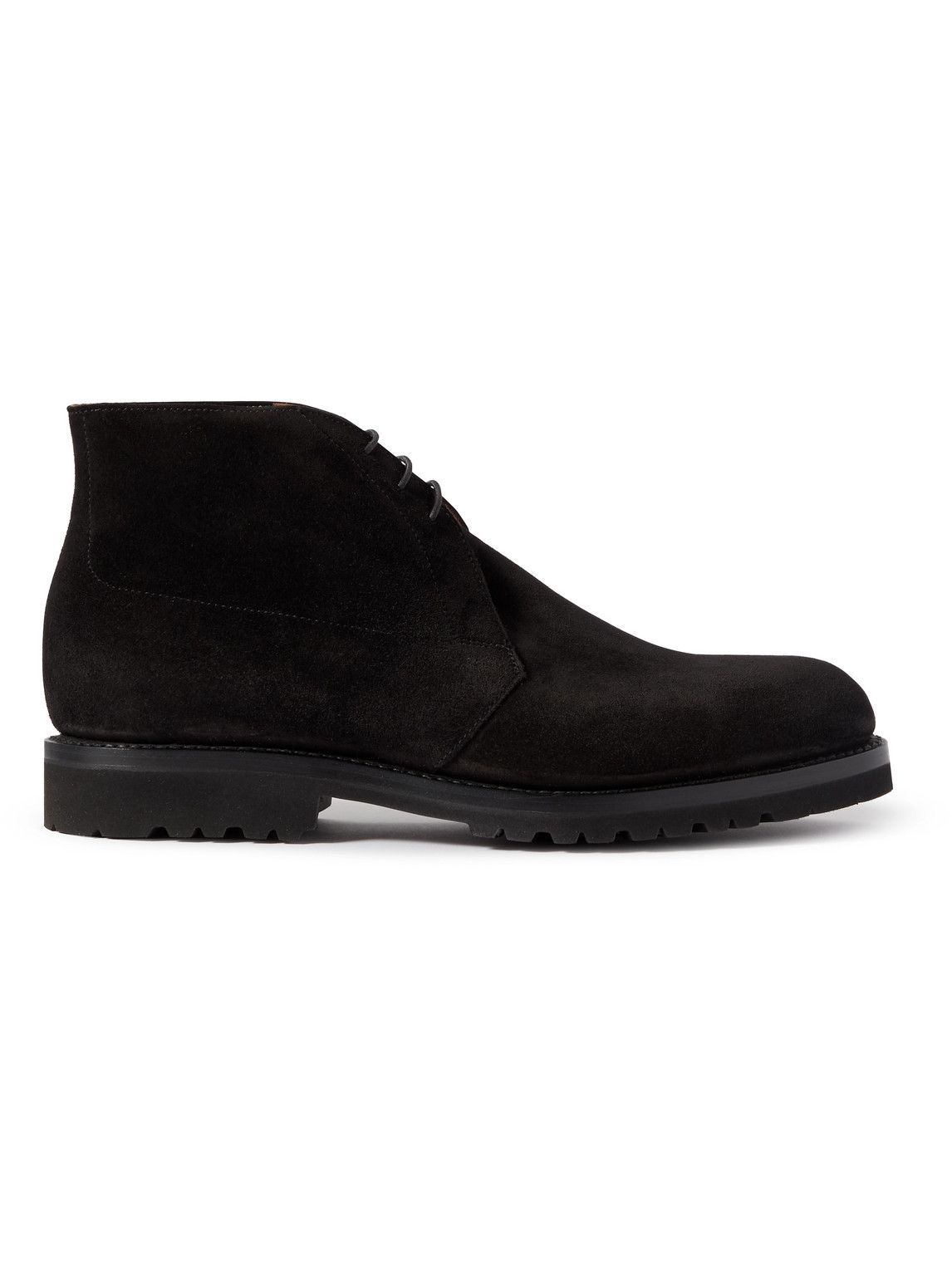 Cleverley Nathan Suede Chukka Boots Black Cleverley