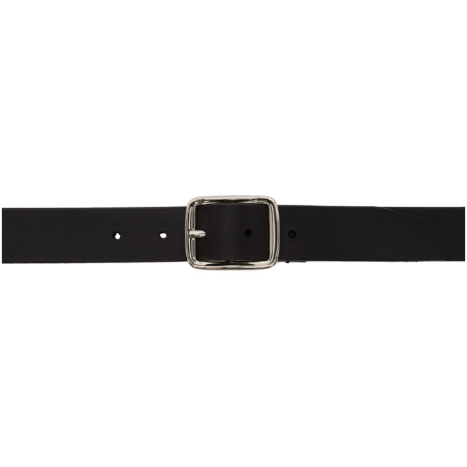 AMI Alexandre Mattiussi Black Large Belt AMI Alexandre Mattiussi