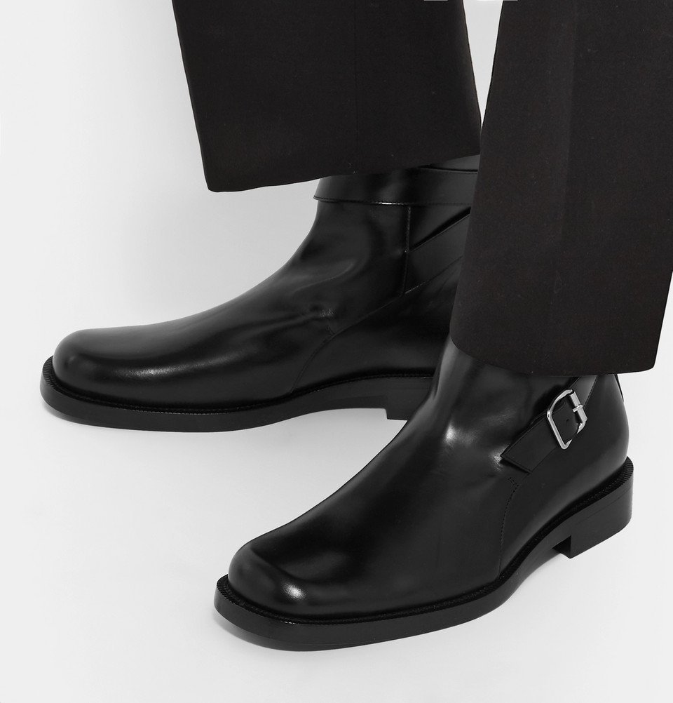 Balenciaga - Leather Jodhpur Boots - Men - Black Balenciaga