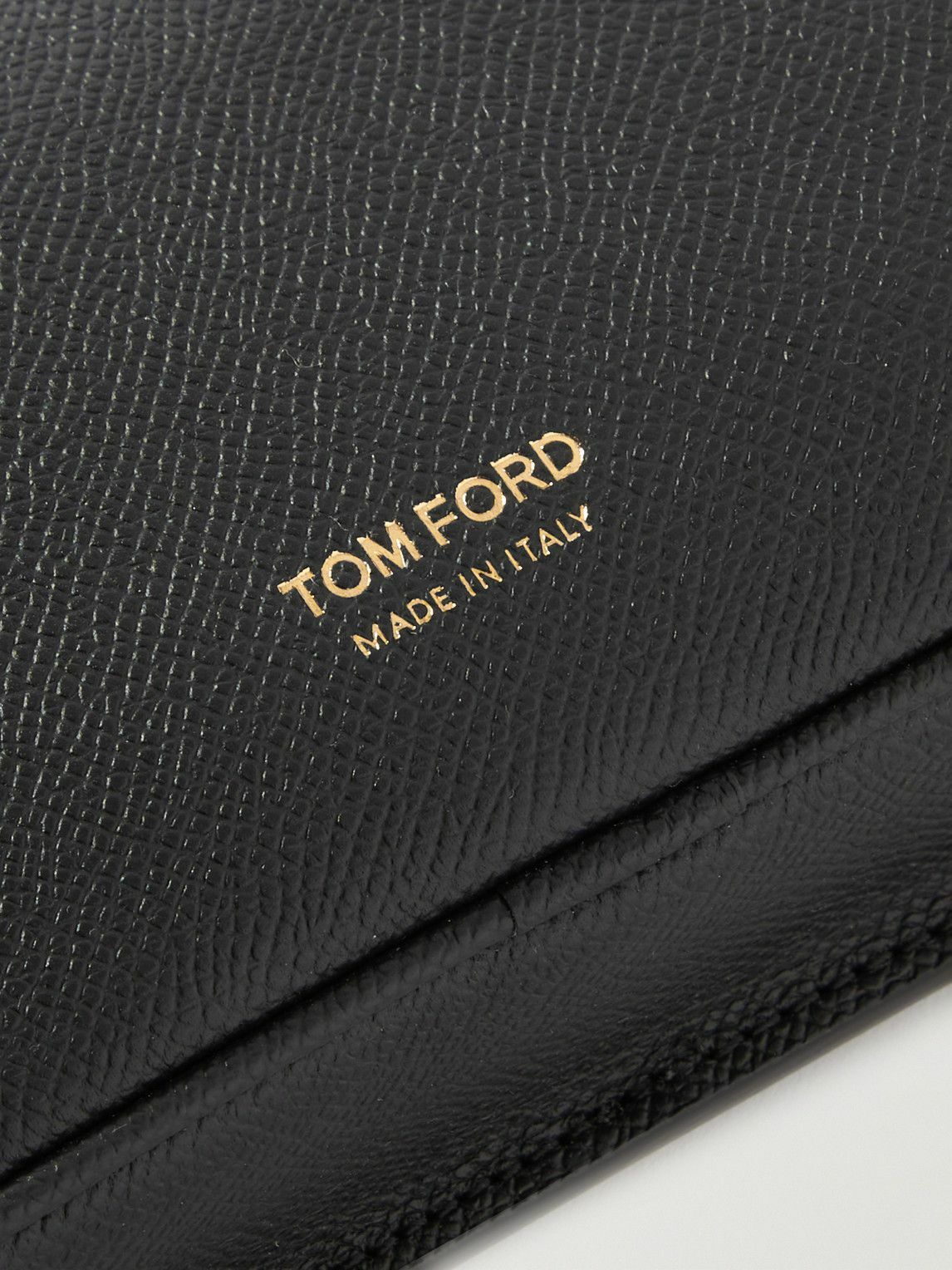 TOM FORD - Logo-Print Full-Grain Leather Belt Bag TOM FORD