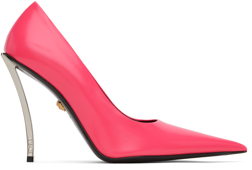 Versace Pink PinPoint Heels Versace