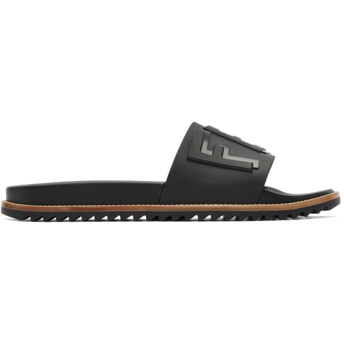 fenty black slides