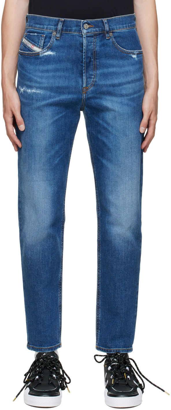 Diesel Blue Tapered Jeans Diesel
