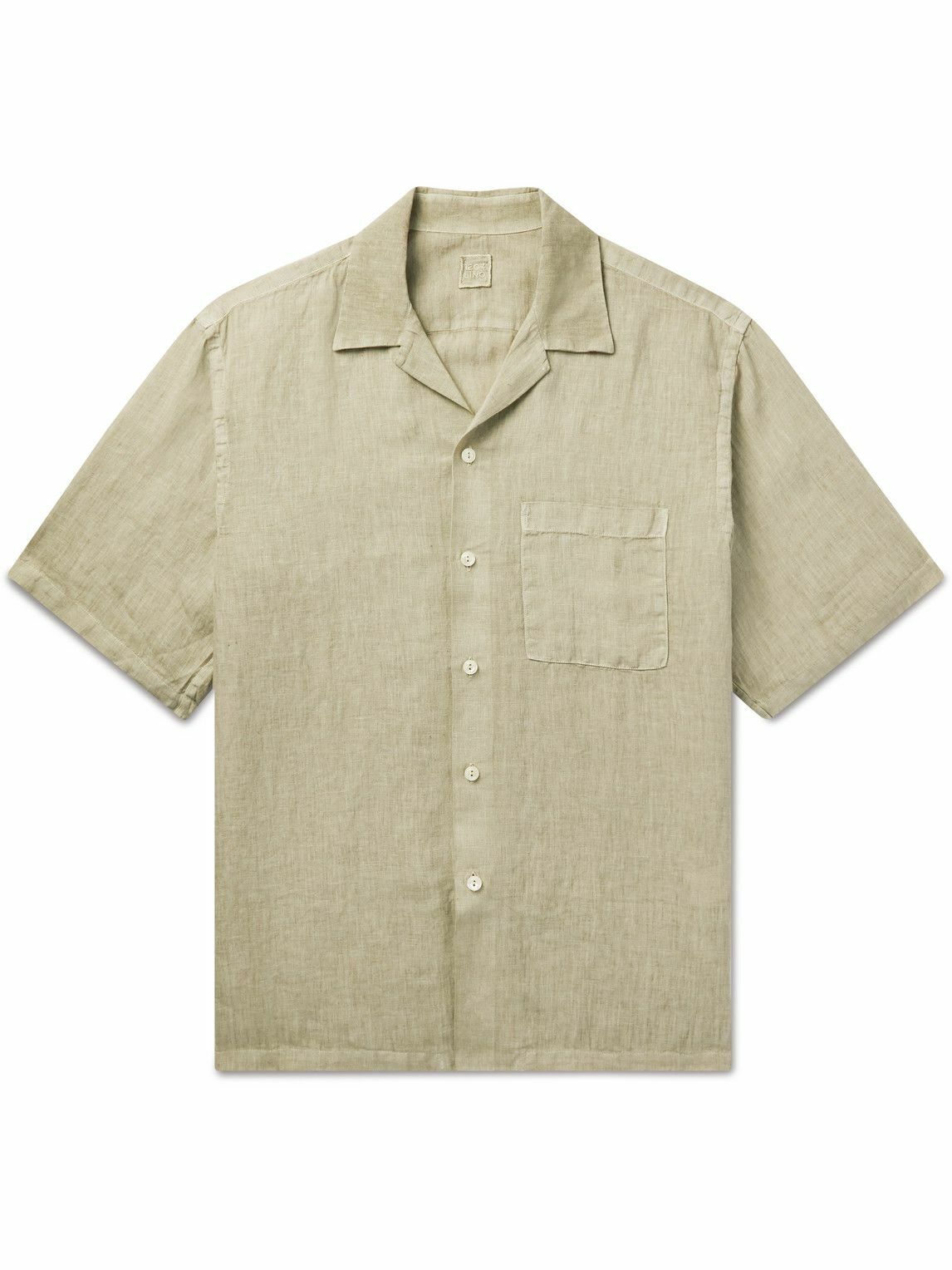 120% - Linen Shirt - Green 120%