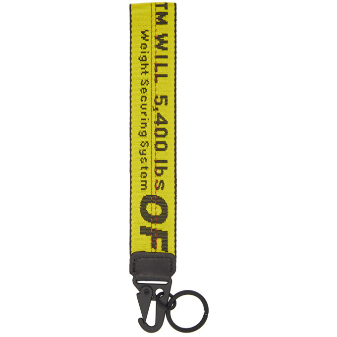 Off-White Yellow Industrial Keychain Off-White