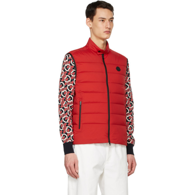 moncler tracksuit red