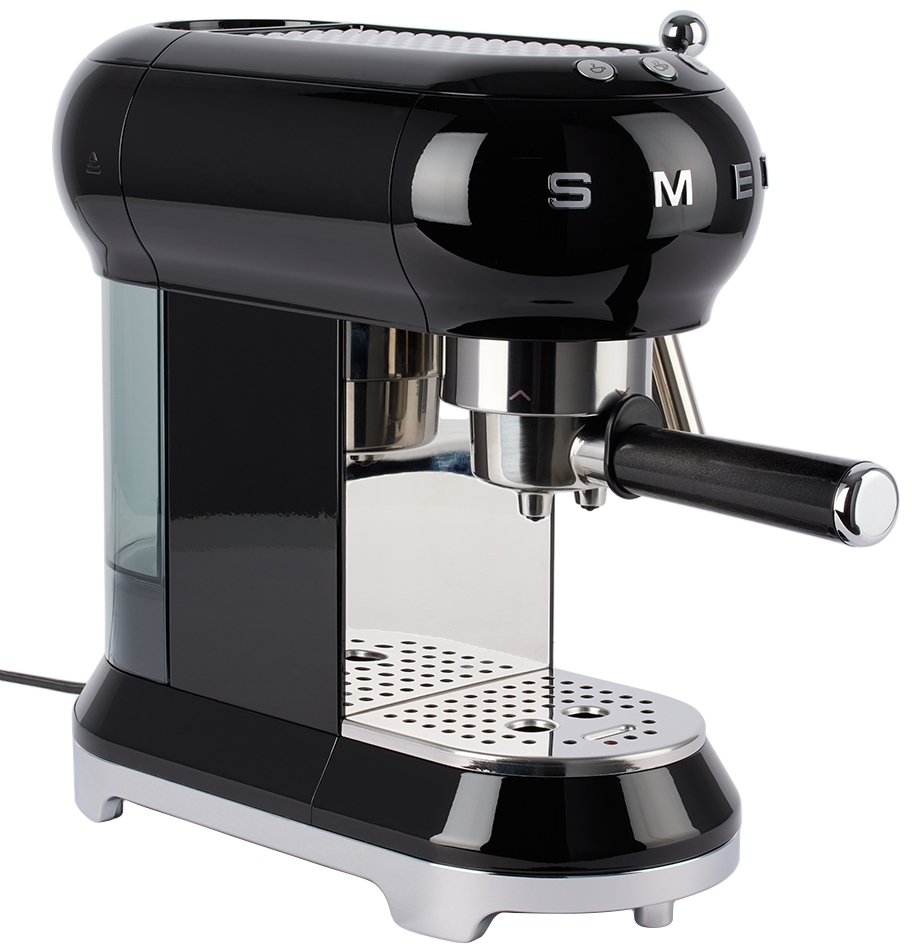 SMEG Black Espresso Manual Coffee Machine SMEG
