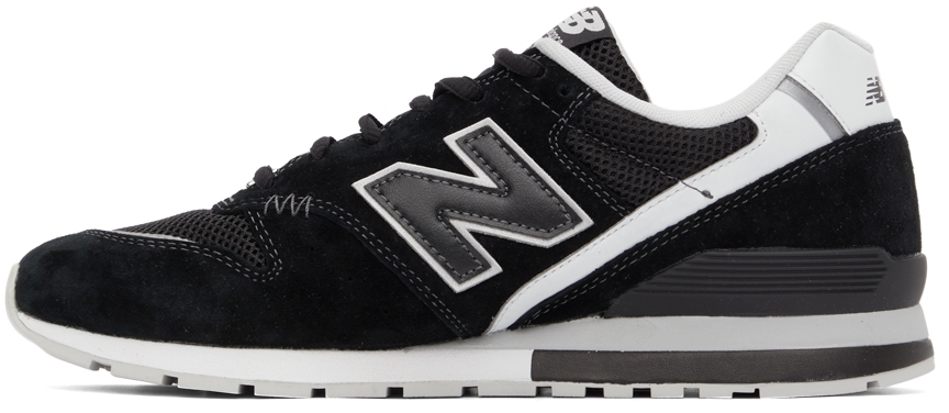 New Balance Black & White 996 Sneakers