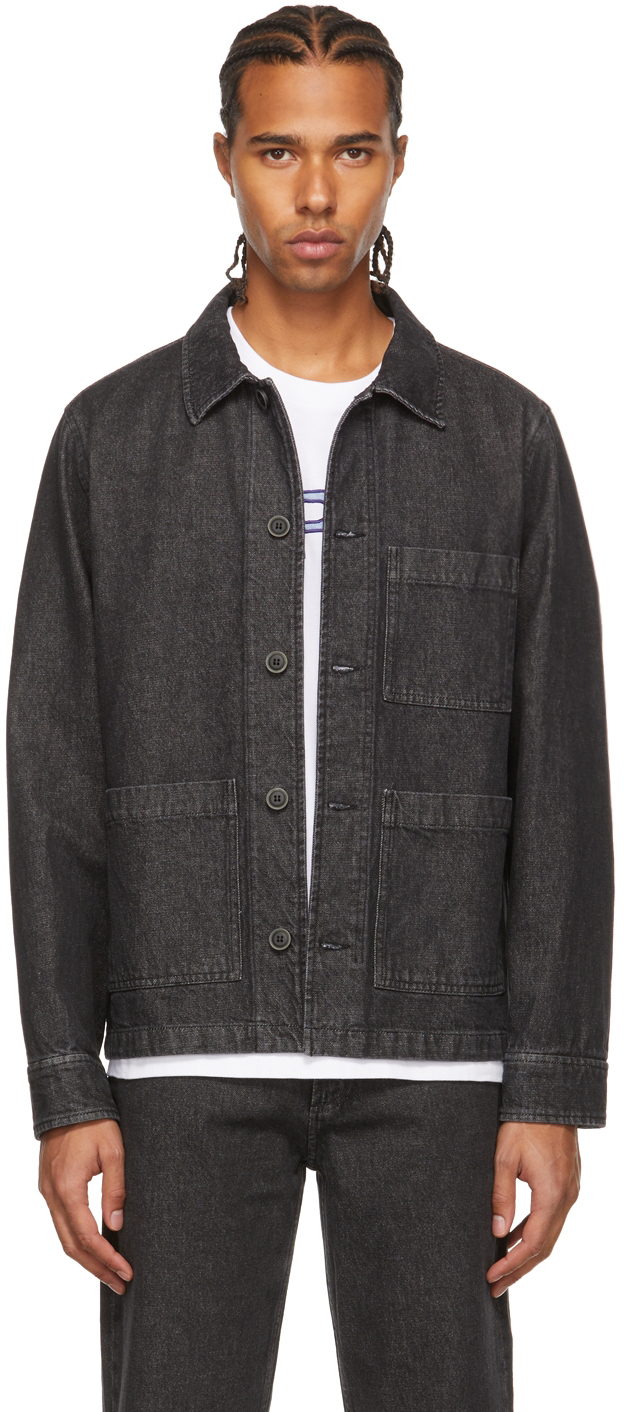 A.P.C. Black Washed Nathanaël Jacket A.P.C.