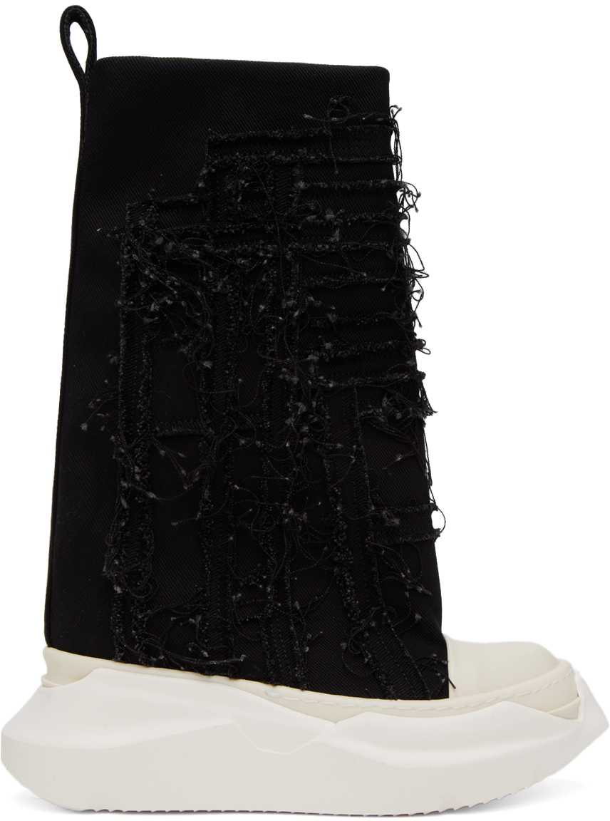 Rick Owens Black Slashed Dress