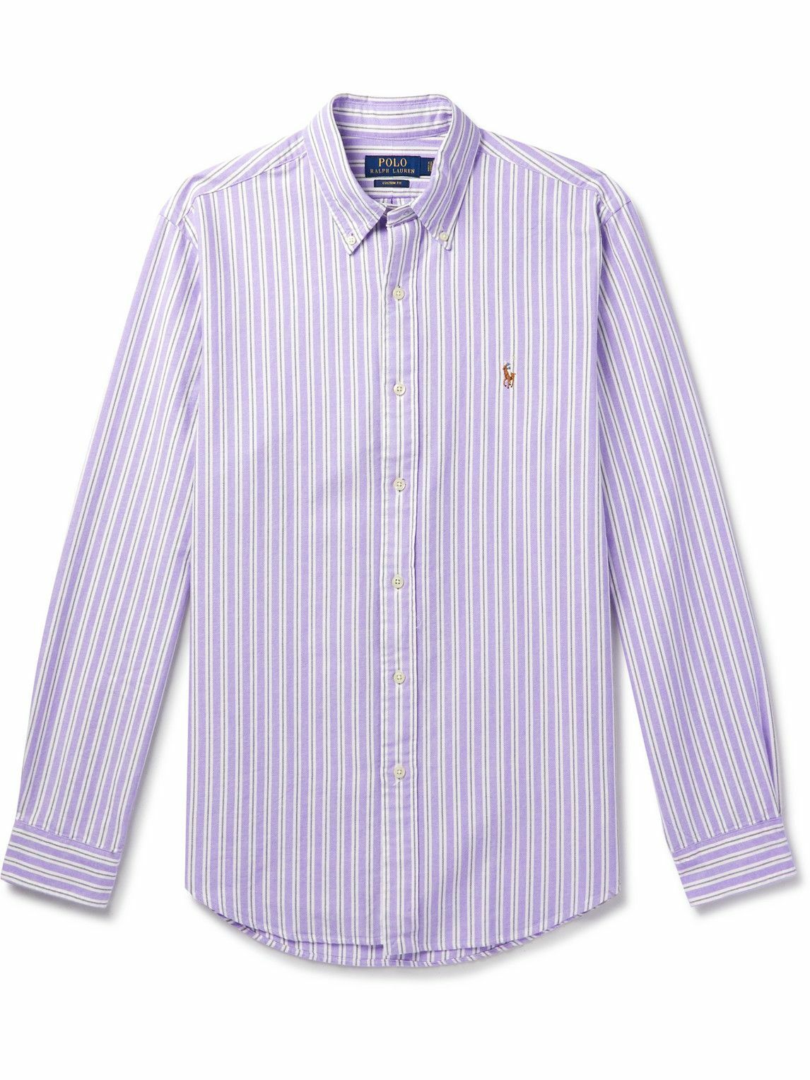 Polo Ralph Lauren - Button-Down Collar Striped Cotton Oxford Shirt ...