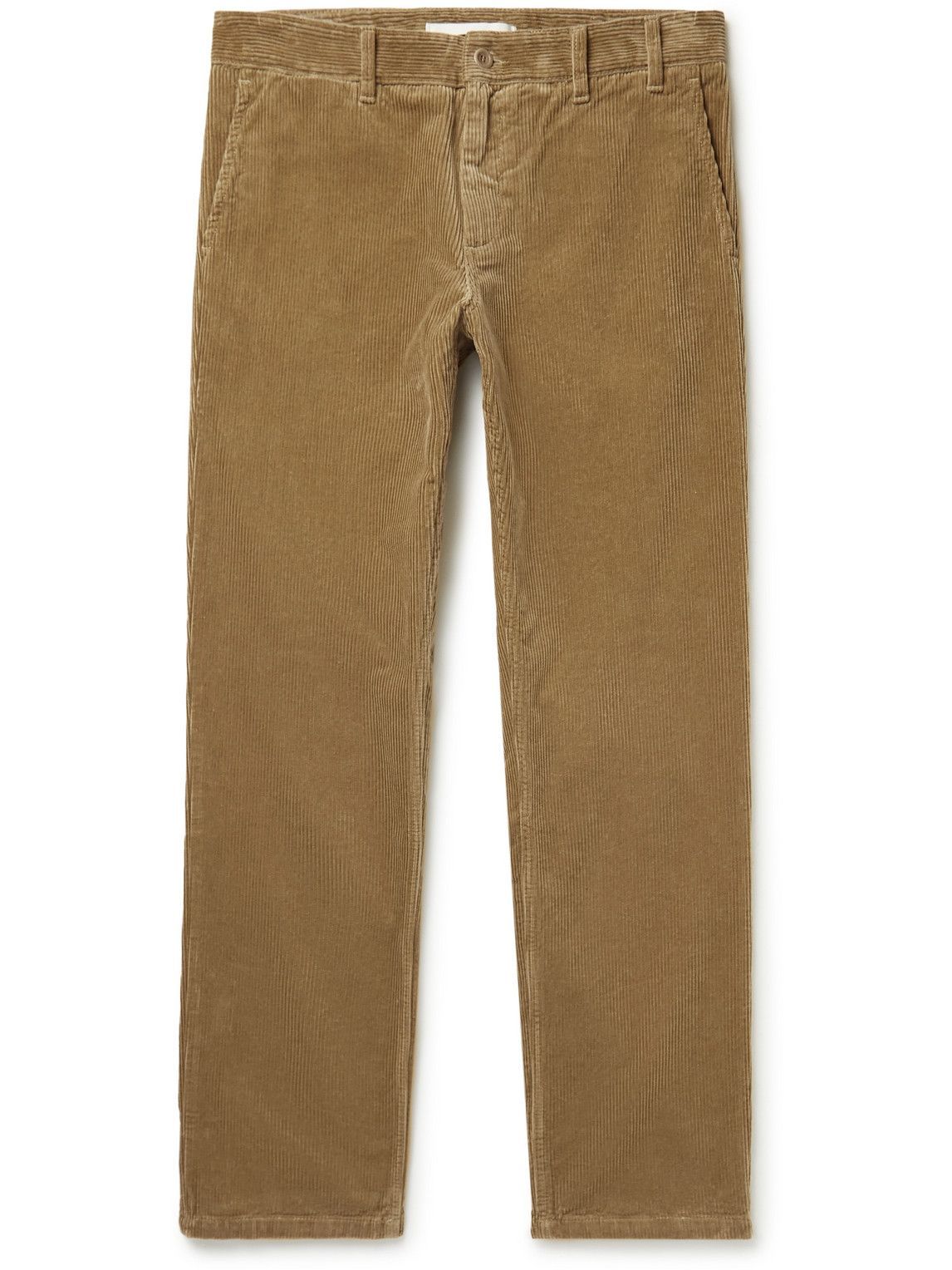 Norse Projects - Aros Straight-Leg Cotton-Corduroy Trousers - Brown ...